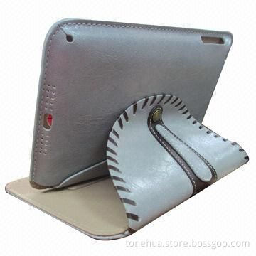 Leather Tablet Case in Special Design, Front Stand, OEM and ODM Orders are Welcome